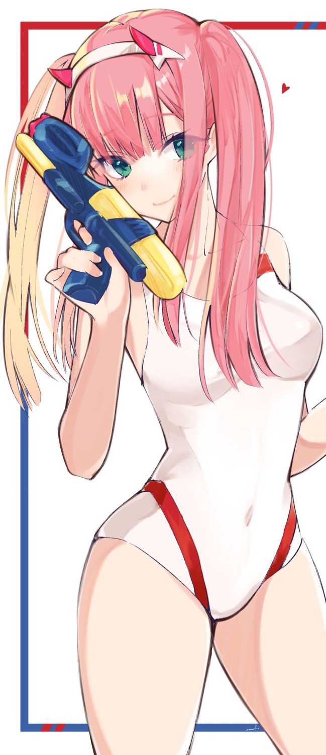 Utayoi Umakatare Darling In The Franxx Zero Two Darling In The Franxx Gun Horns Swimsuits